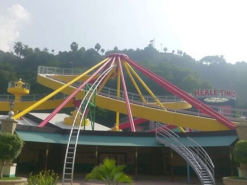 Park entrance and main street